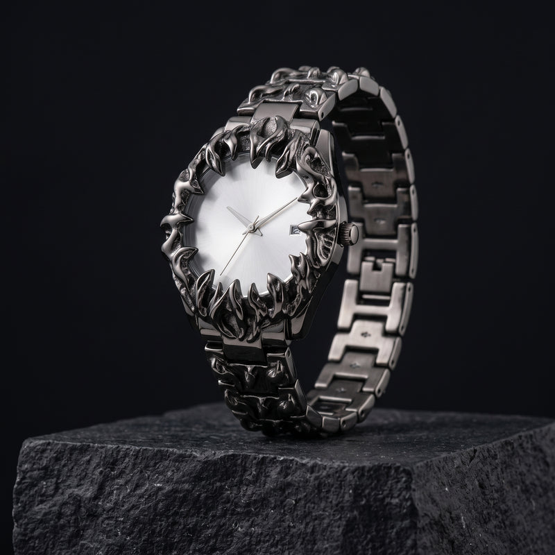 Alabaster Glow Barrel Watch