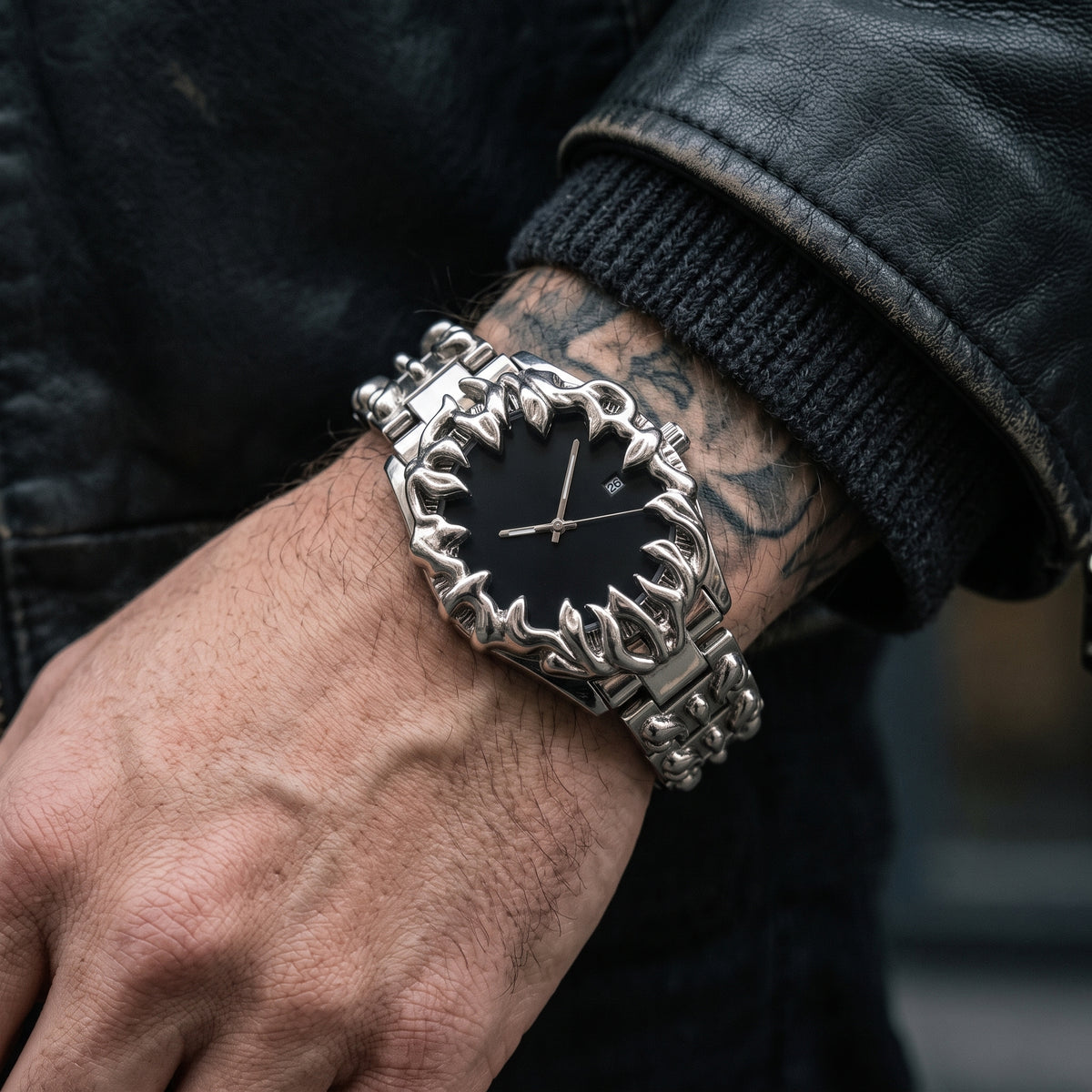 Alabaster Glow Barrel Watch