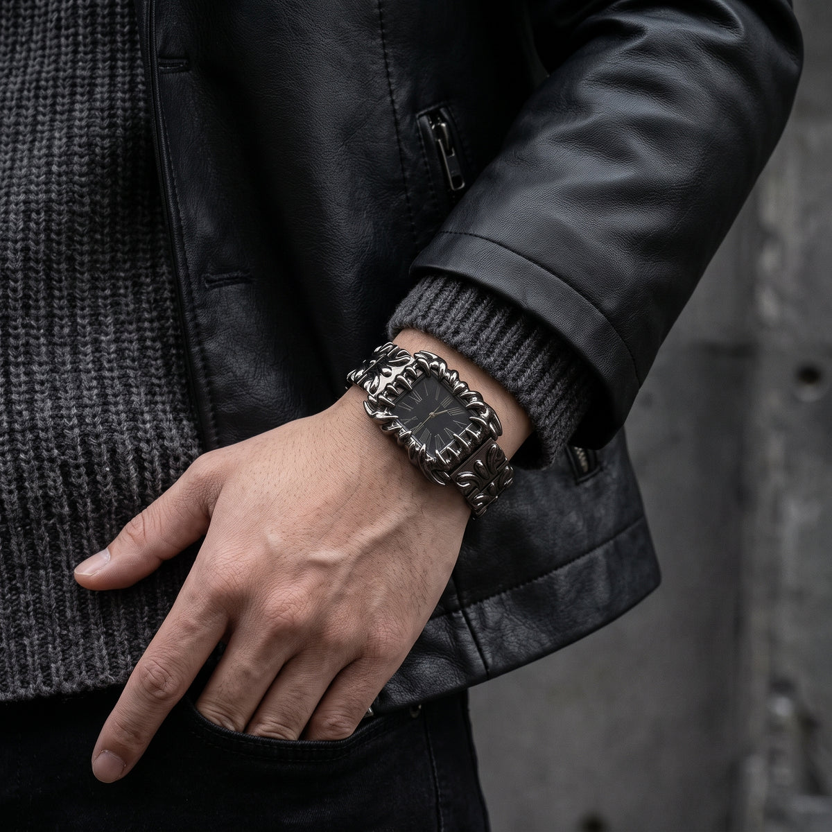 Crypt Claw Square Watch