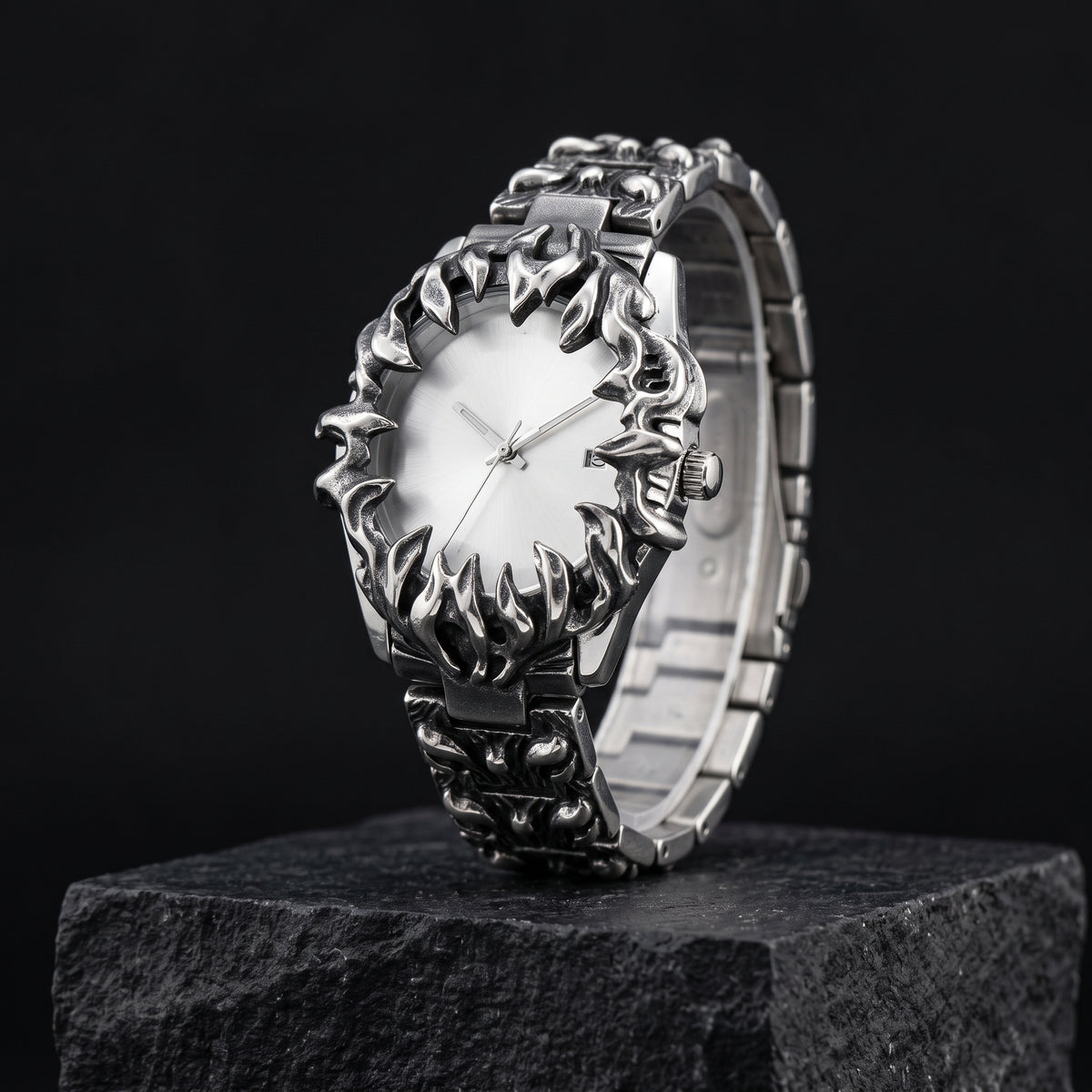Alabaster Glow Barrel Watch