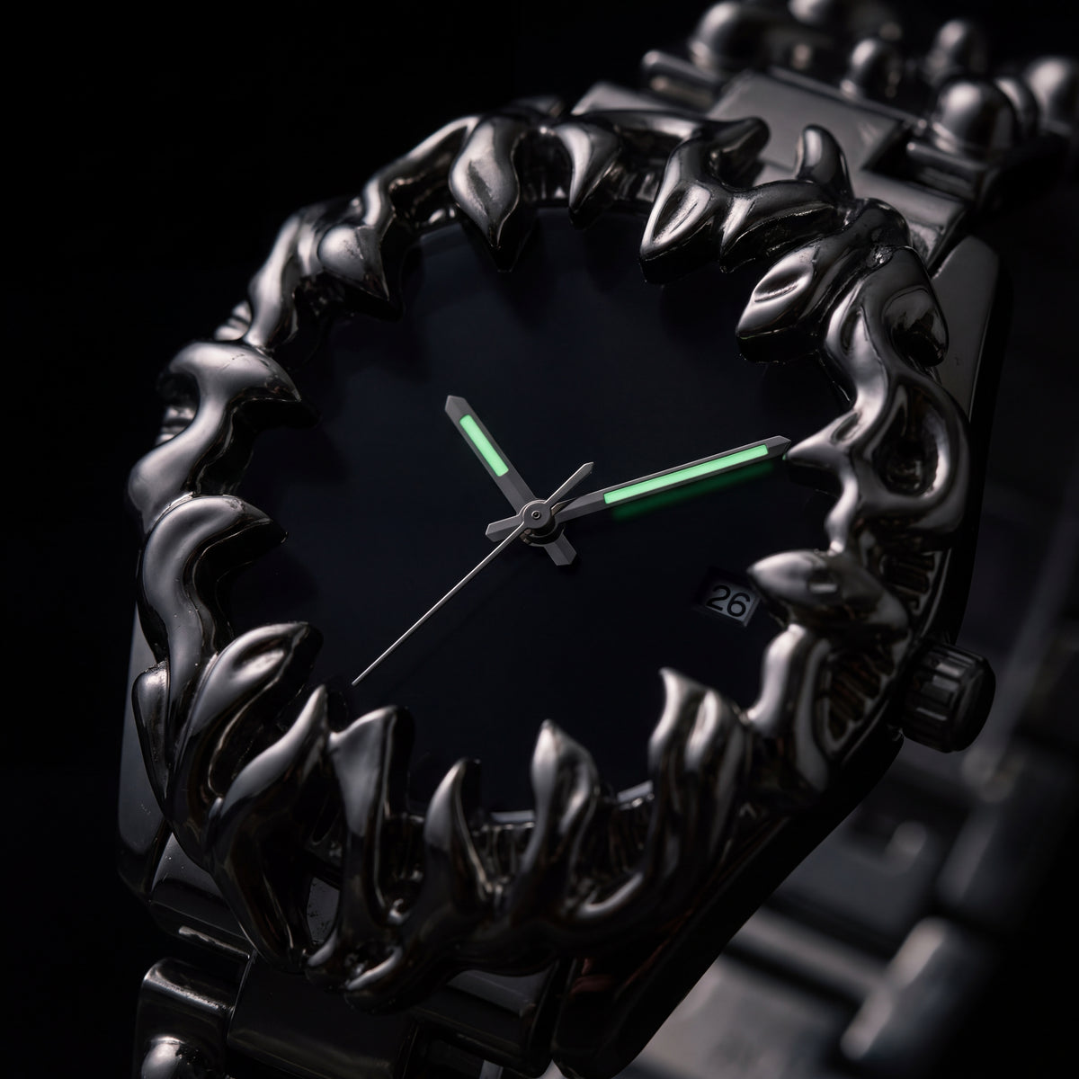 Alabaster Glow Barrel Watch